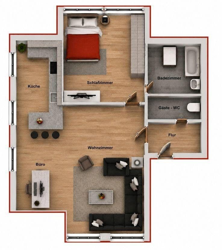 Prodej bytu 2+kk 76 m², Mülhein an der Ruhr, Severní Porýní-Vestfálsko Prodej bytu 2+kk 76 m², Mülhein an der Ruhr, Severní Porýní-Vestfálsko