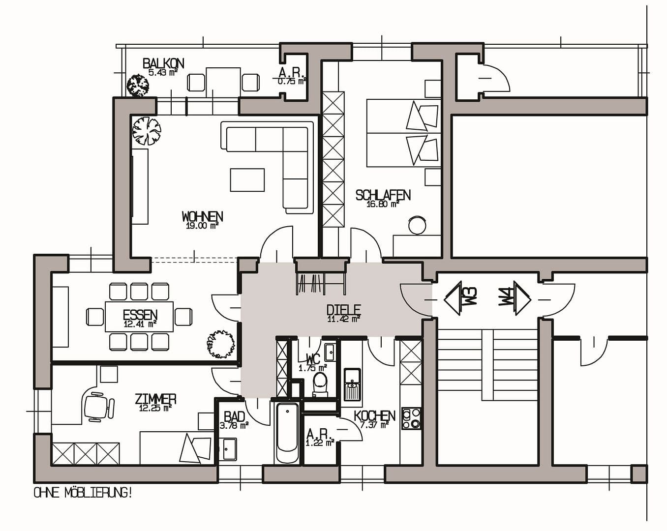Prodej bytu 4+1 92 m², Stelzhamerstraße 15, Timelkam, Horní Rakousko Prodej bytu 4+1 92 m², Stelzhamerstraße 15, Timelkam, Horní Rakousko