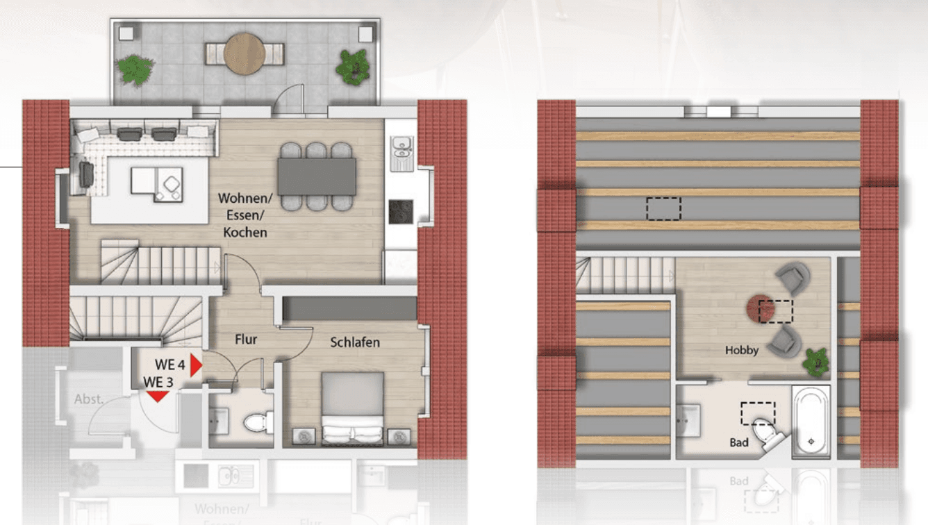 Pronájem bytu 2+1 75 m², Stuttgarterstrasse 6, Filderstadt, Bádensko-Württembersko Pronájem bytu 2+1 75 m², Stuttgarterstrasse 6, Filderstadt, Bádensko-Württembersko