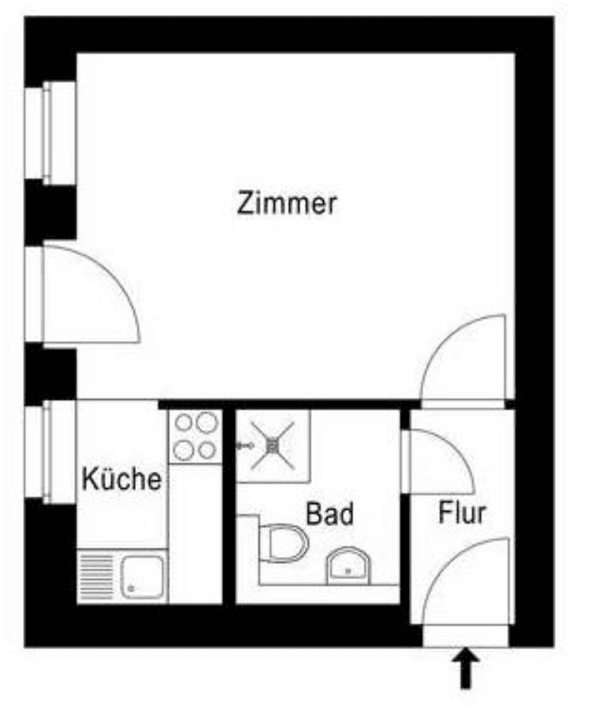 Prodej bytu 1+1 26 m², Gustav-Müller-Strasse 41, Berlin, Berlín Prodej bytu 1+1 26 m², Gustav-Müller-Strasse 41, Berlin, Berlín