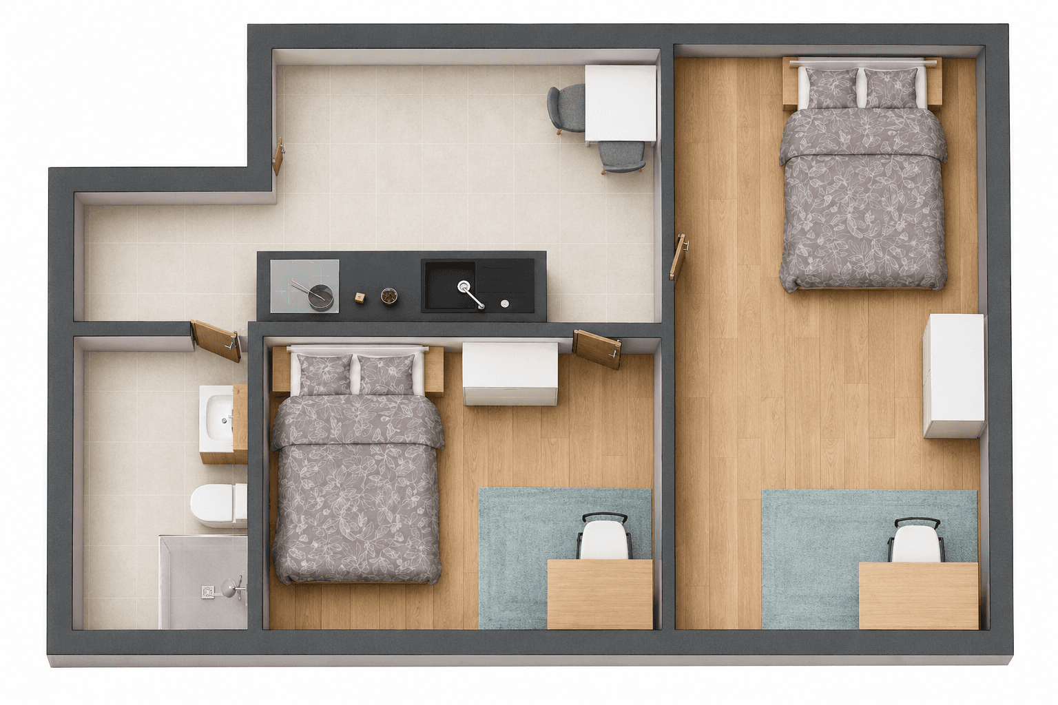 Prodej bytu 2+1 35 m², Köln, Severní Porýní-Vestfálsko Prodej bytu 2+1 35 m², Köln, Severní Porýní-Vestfálsko