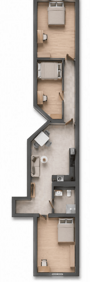 Prodej bytu 3+kk 74 m², Düsseldorf, Severní Porýní-Vestfálsko Prodej bytu 3+kk 74 m², Düsseldorf, Severní Porýní-Vestfálsko