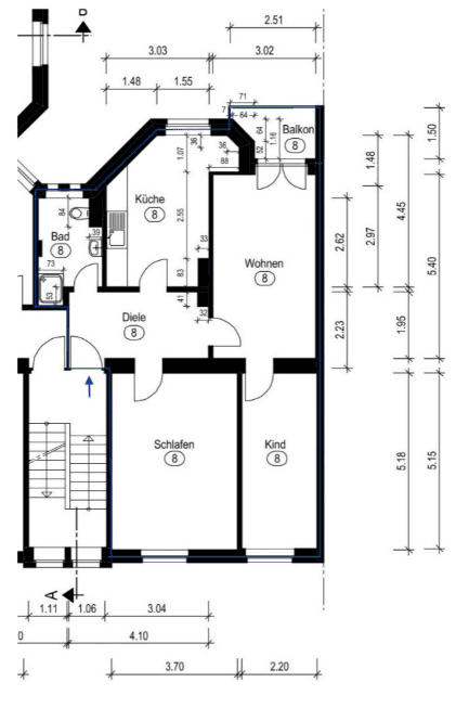 Prodej bytu 3+1 76 m², Düsseldorf, Severní Porýní-Vestfálsko Prodej bytu 3+1 76 m², Düsseldorf, Severní Porýní-Vestfálsko