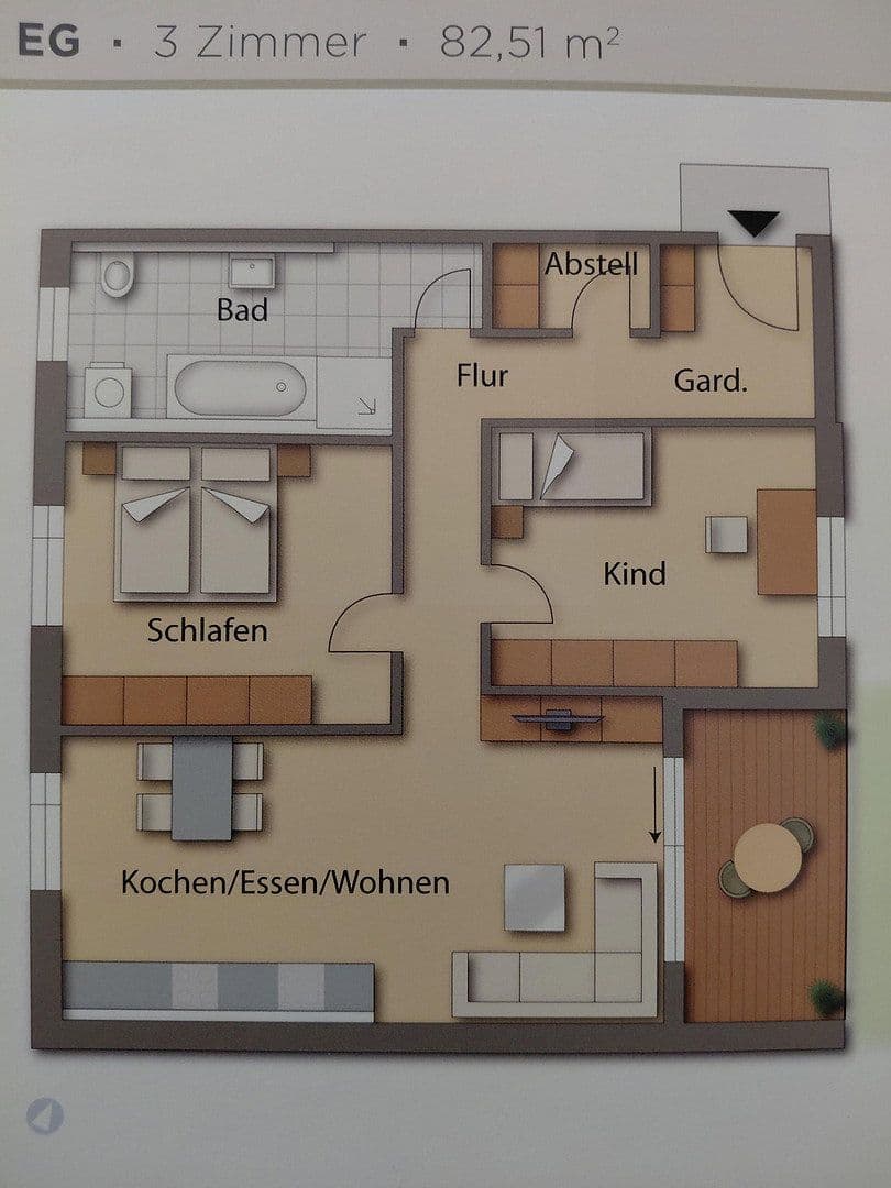 Pronájem bytu 3+1 83 m², Hallertorstraße 8, Neumarkt in der Oberpfalz, Bavorsko Pronájem bytu 3+1 83 m², Hallertorstraße 8, Neumarkt in der Oberpfalz, Bavorsko