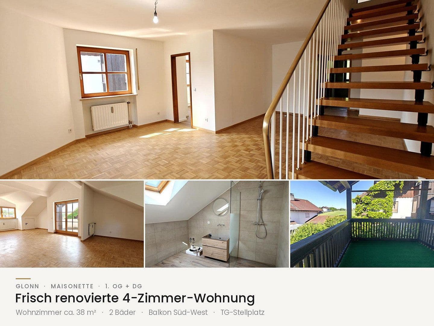 Pronájem bytu 4+1 136 m², Zinnebergerstr. 13, Glonn, Bavorsko Pronájem bytu 4+1 136 m², Zinnebergerstr. 13, Glonn, Bavorsko