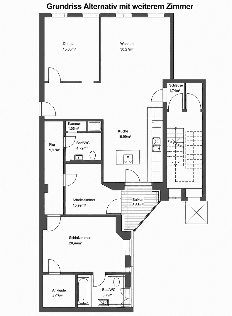Prodej bytu 3+kk 125 m², Graefestrasse 80, Berlin, Berlín Prodej bytu 3+kk 125 m², Graefestrasse 80, Berlin, Berlín