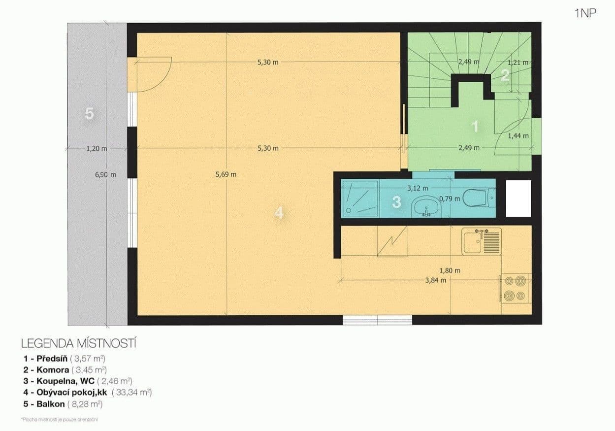 Prodej bytu 4+kk 103 m², Sokolovská, Čelákovice, Středočeský kraj Prodej bytu 4+kk 103 m², Sokolovská, Čelákovice, Středočeský kraj