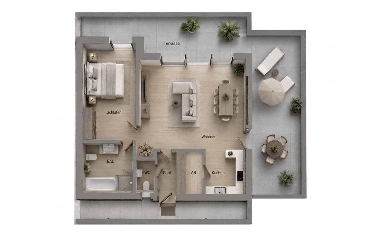 Prodej bytu 2+1 88 m², Westliche Waldringstraße 22, Fürth, Bavorsko Prodej bytu 2+1 88 m², Westliche Waldringstraße 22, Fürth, Bavorsko