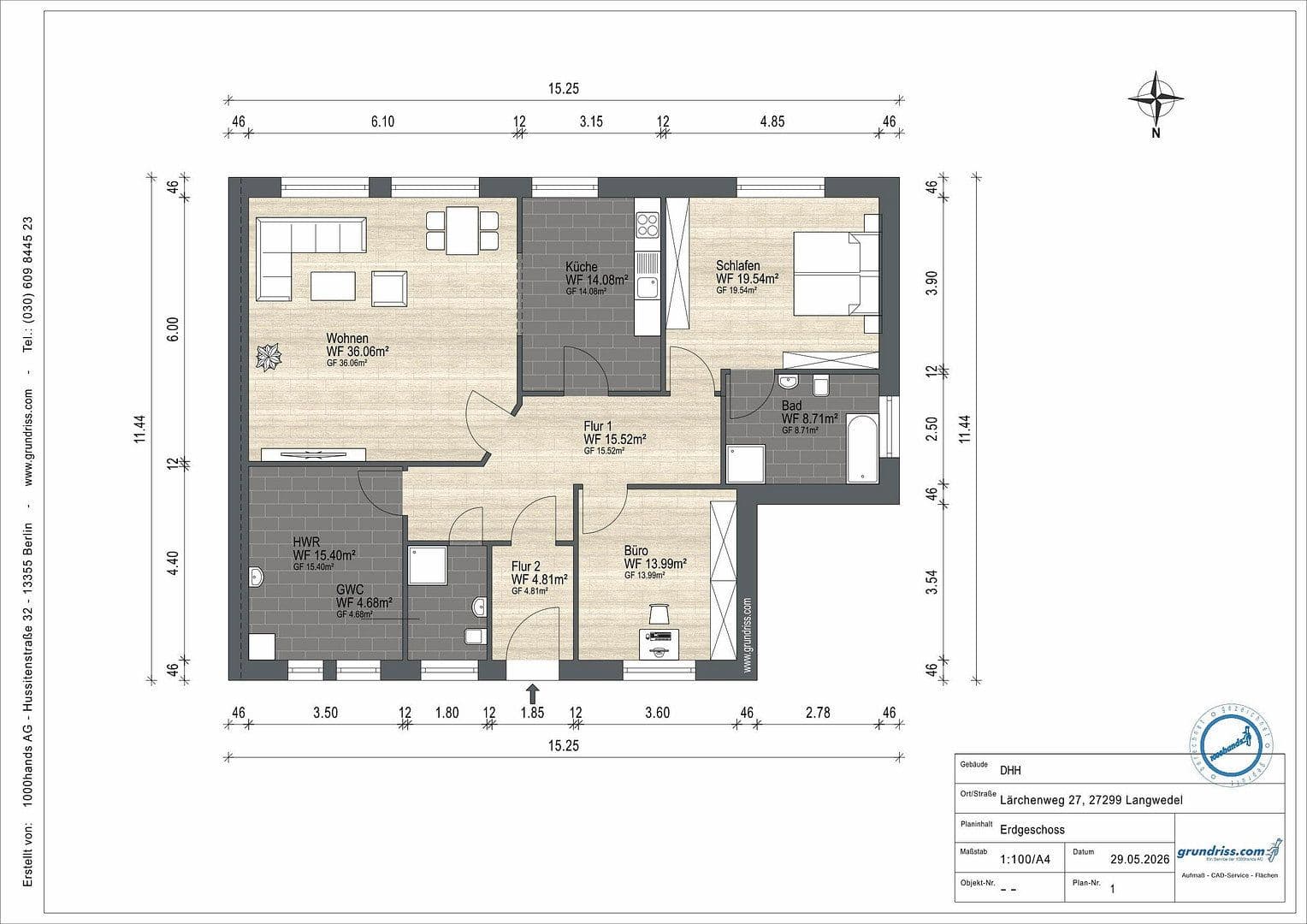 Prodej domu 140 m², pozemek 600 m², Langwedel, Dolní Sasko Prodej domu 140 m², pozemek 600 m², Langwedel, Dolní Sasko
