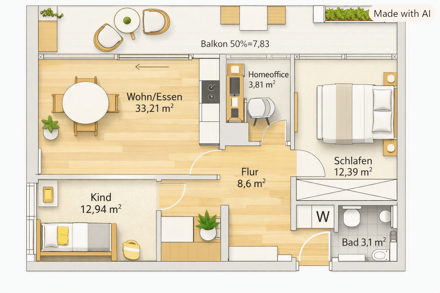 Prodej bytu 3+1 69 m², Winzererstraße 180, München, Bavorsko Prodej bytu 3+1 69 m², Winzererstraße 180, München, Bavorsko