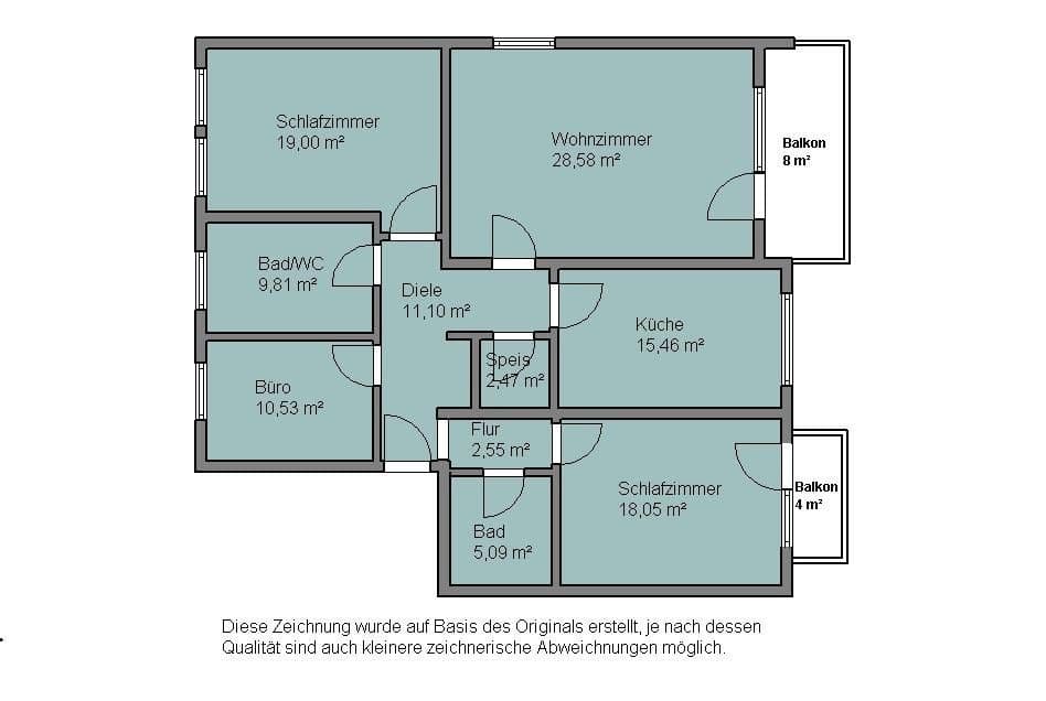 Prodej bytu 4+1 129 m², Forststr. 24, Rosenheim, Bavorsko Prodej bytu 4+1 129 m², Forststr. 24, Rosenheim, Bavorsko