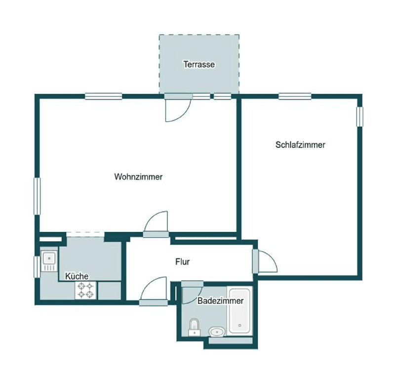 Pronájem bytu 2+1 72 m², Kornwestheim, Bádensko-Württembersko Pronájem bytu 2+1 72 m², Kornwestheim, Bádensko-Württembersko