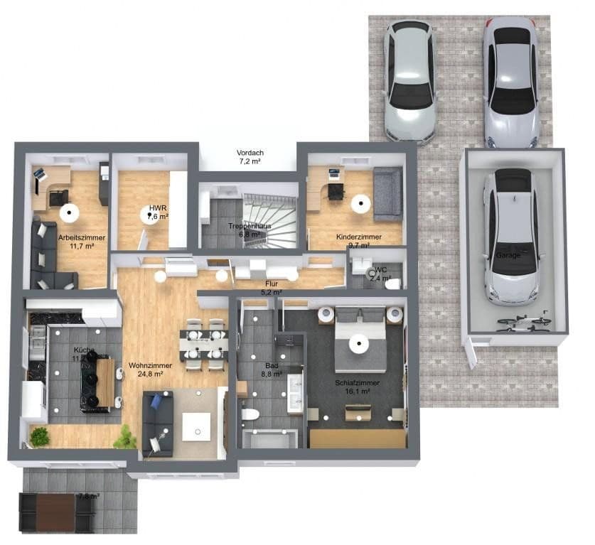 Prodej bytu 4+1 103 m², Rosenäcker 19, Rosengarten, Bádensko-Württembersko Prodej bytu 4+1 103 m², Rosenäcker 19, Rosengarten, Bádensko-Württembersko