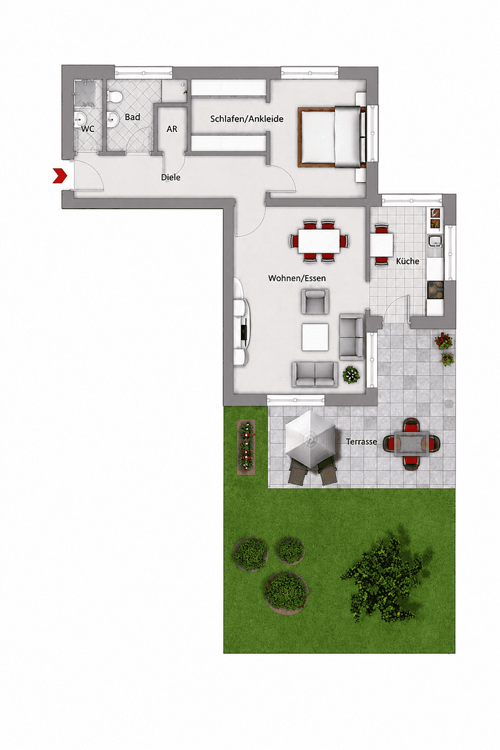 Prodej bytu 2+1 84 m², Alsdorf, Severní Porýní-Vestfálsko Prodej bytu 2+1 84 m², Alsdorf, Severní Porýní-Vestfálsko