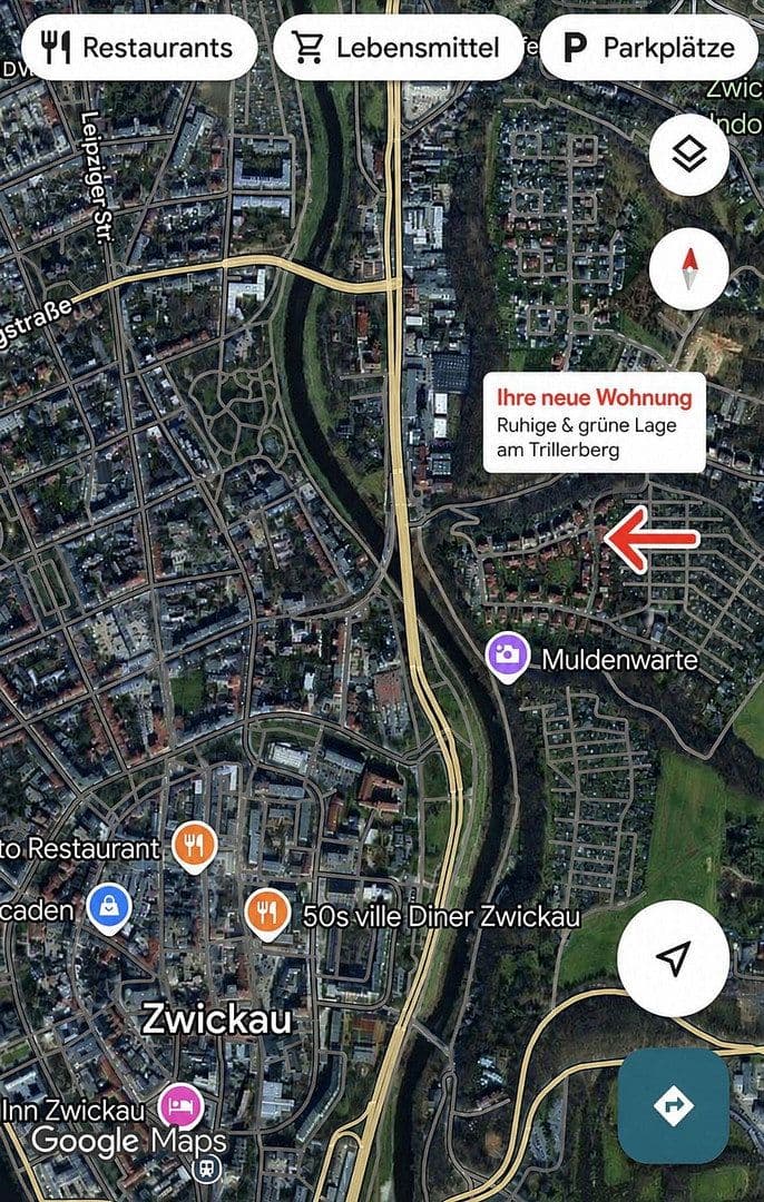 Pronájem bytu 2+1 59 m², Hans Sachs Straße 11, Cvikov, Sasko Pronájem bytu 2+1 59 m², Hans Sachs Straße 11, Cvikov, Sasko
