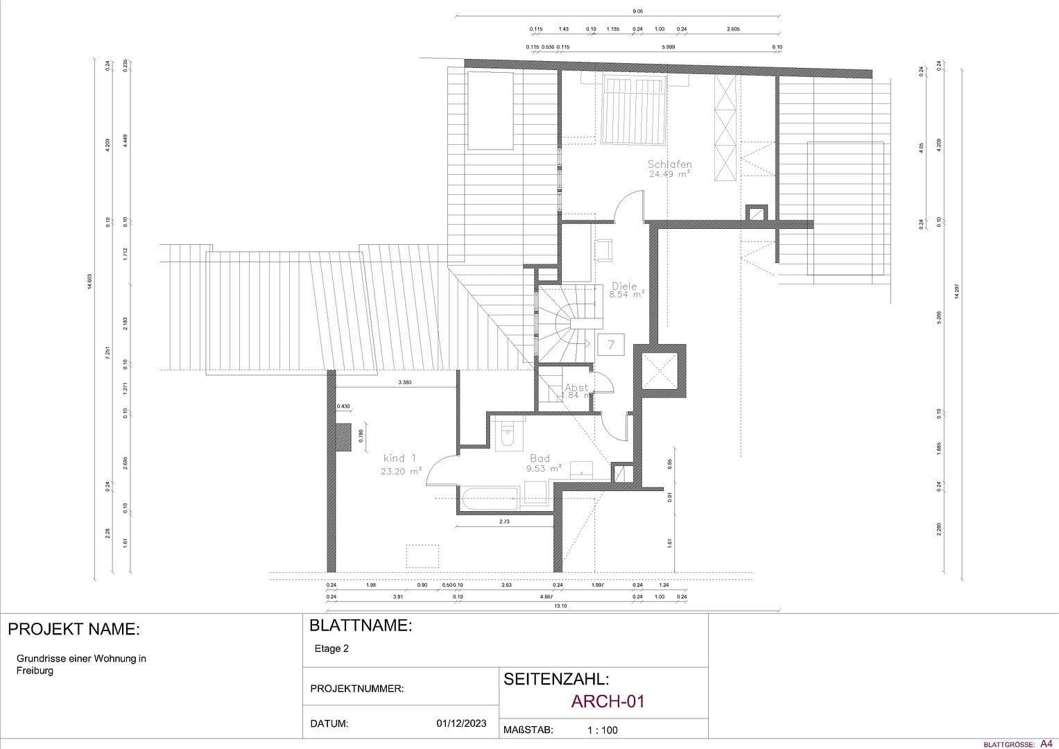 Pronájem bytu 3+1 106 m², Malteserordensstraße 4, Freiburg, Bádensko-Württembersko Pronájem bytu 3+1 106 m², Malteserordensstraße 4, Freiburg, Bádensko-Württembersko