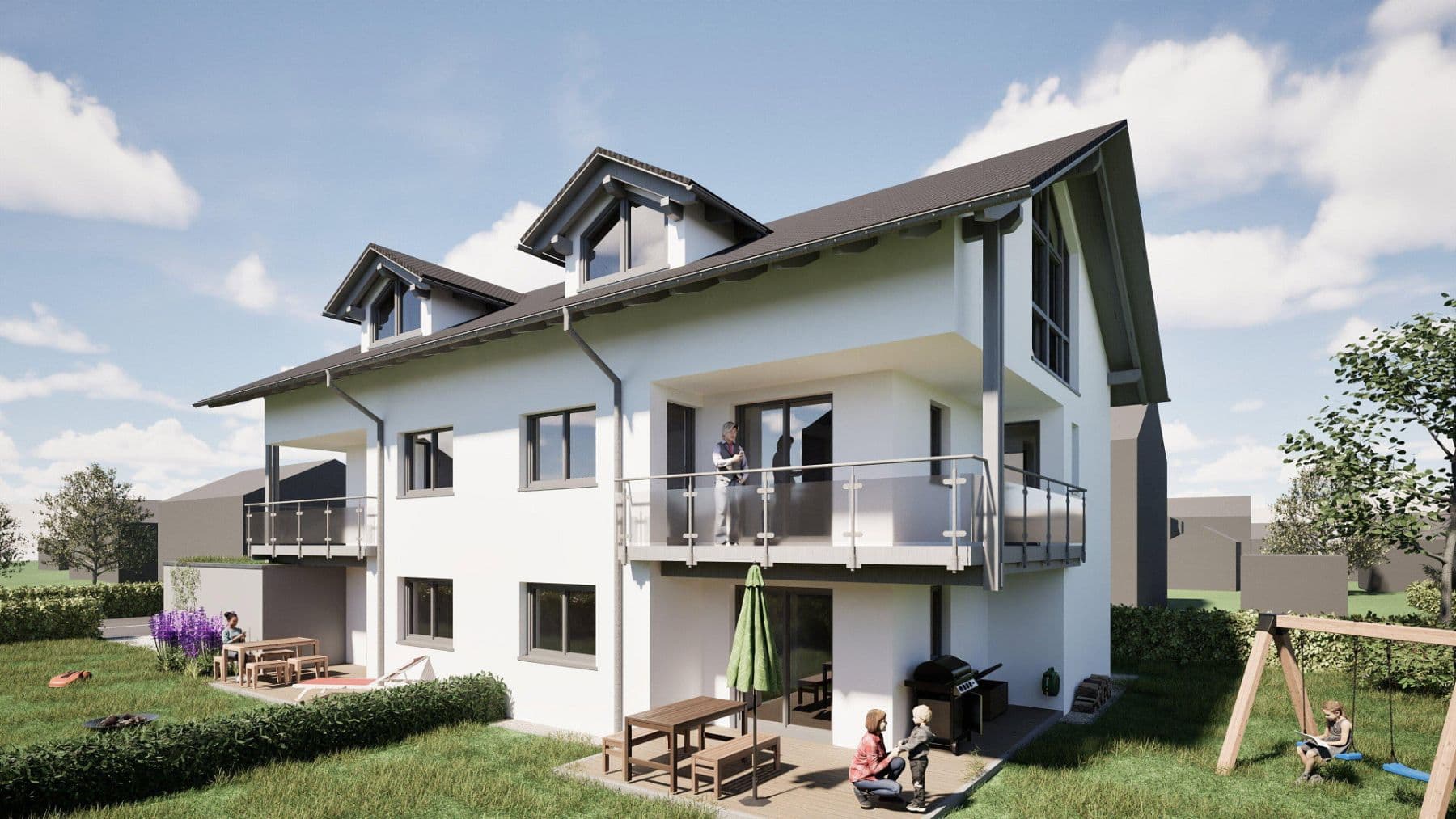 Prodej domu 163 m², pozemek 341 m², Kolbermoor, Bavorsko Prodej domu 163 m², pozemek 341 m², Kolbermoor, Bavorsko