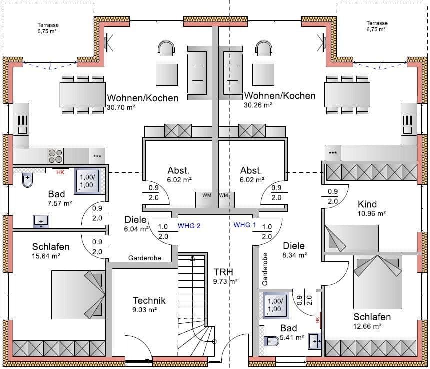 Prodej bytu 3+1 72 m², Im Malerwinkel 11, Geestland, Dolní Sasko Prodej bytu 3+1 72 m², Im Malerwinkel 11, Geestland, Dolní Sasko
