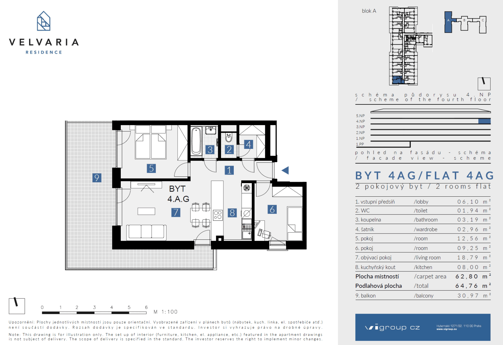Pronájem bytu 3+kk 64 m², Velvarská, Horoměřice, Středočeský kraj Pronájem bytu 3+kk 64 m², Velvarská, Horoměřice, Středočeský kraj