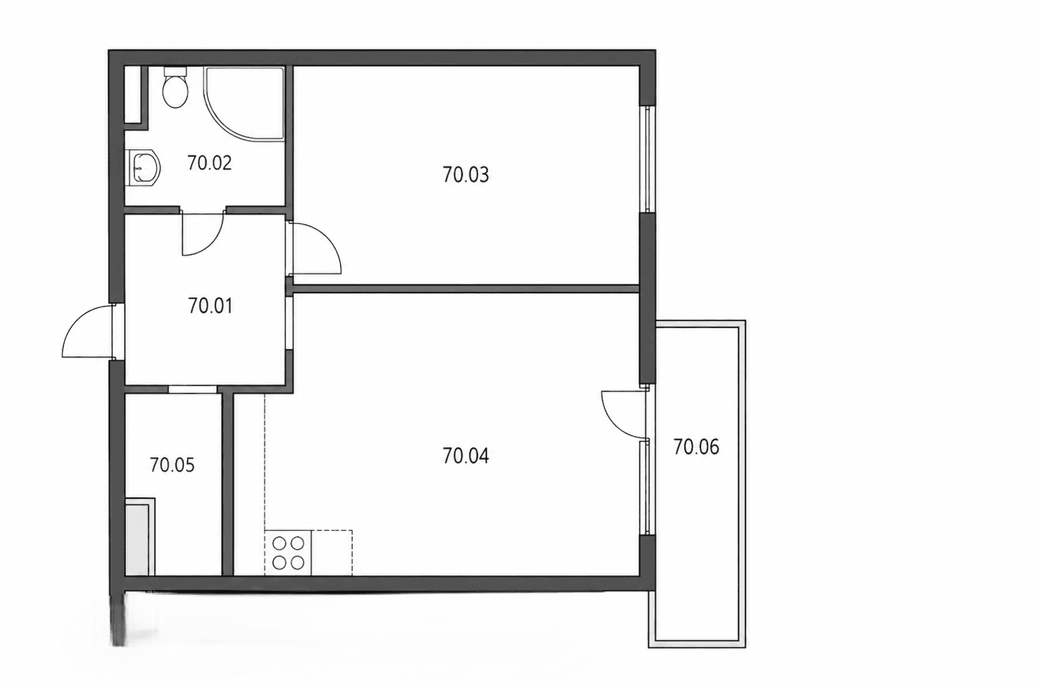 Pronájem bytu 2+kk 52 m², Velenovského, Praha, Praha Pronájem bytu 2+kk 52 m², Velenovského, Praha, Praha
