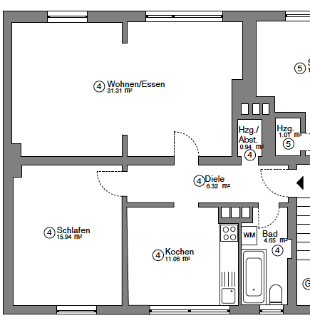 Prodej bytu 2+kk 71 m², Bochum, Severní Porýní-Vestfálsko Prodej bytu 2+kk 71 m², Bochum, Severní Porýní-Vestfálsko