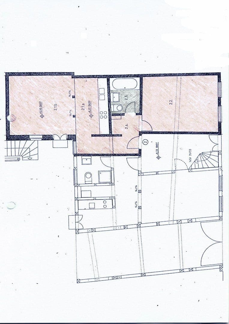 Pronájem bytu 2+1 53 m², Goethestr.56, Nauen, Braniborsko Pronájem bytu 2+1 53 m², Goethestr.56, Nauen, Braniborsko