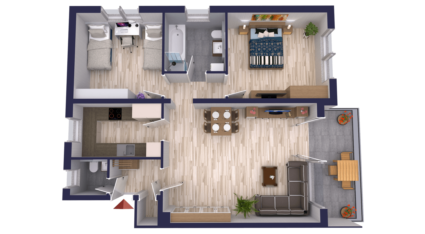 Pronájem bytu 3+1 80 m², Uhlandstrasse 32, Überlingen, Bádensko-Württembersko Pronájem bytu 3+1 80 m², Uhlandstrasse 32, Überlingen, Bádensko-Württembersko