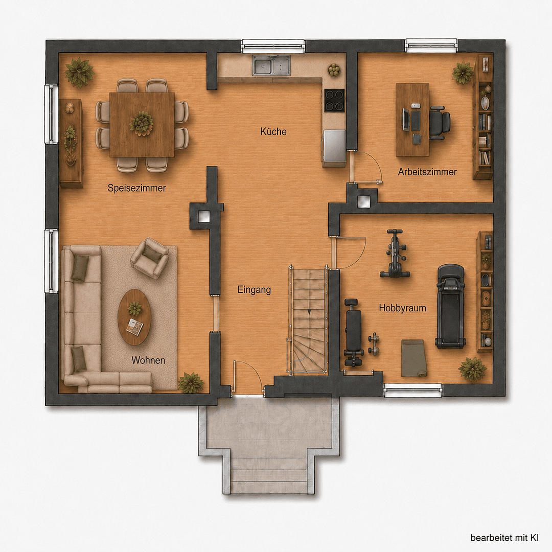 Pronájem domu 200 m², pozemek 340 m², Buchwaldstr. 1, Dreieich, Hessen Pronájem domu 200 m², pozemek 340 m², Buchwaldstr. 1, Dreieich, Hessen