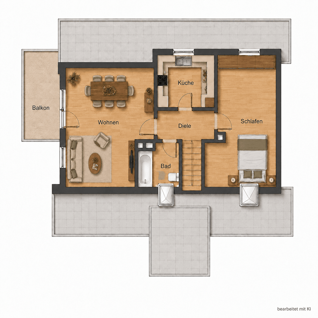 Pronájem domu 200 m², pozemek 340 m², Buchwaldstr. 1, Dreieich, Hessen Pronájem domu 200 m², pozemek 340 m², Buchwaldstr. 1, Dreieich, Hessen
