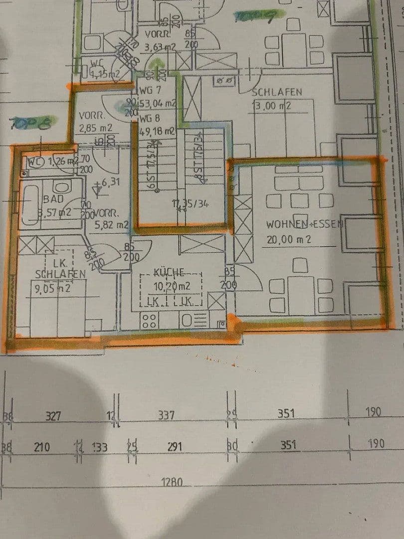 Pronájem bytu 2+1 52 m², München, Bavorsko Pronájem bytu 2+1 52 m², München, Bavorsko