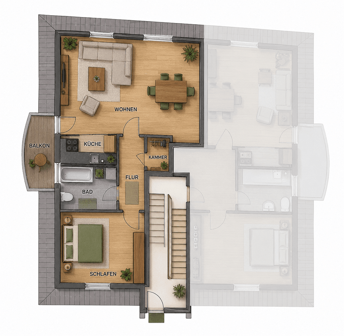 Pronájem bytu 1+kk 39 m², Aschheimer Straße 8, Feldkirchen, Bavorsko Pronájem bytu 1+kk 39 m², Aschheimer Straße 8, Feldkirchen, Bavorsko
