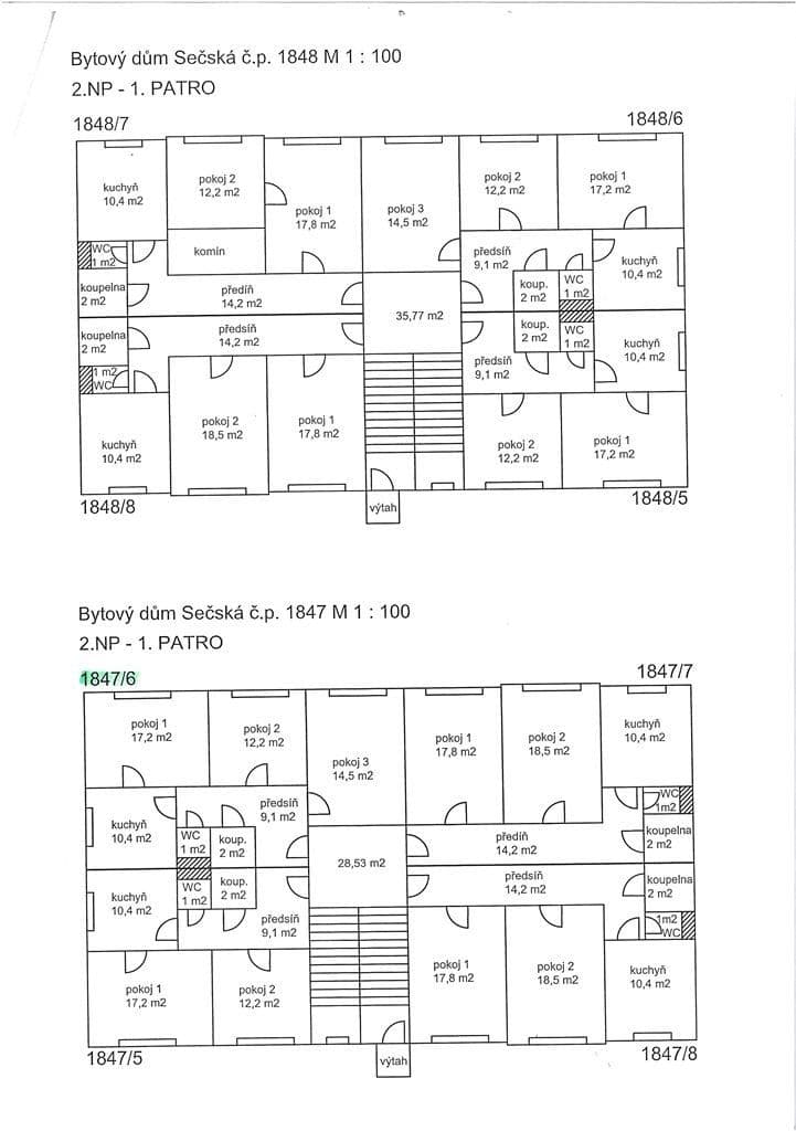 Prodej bytu 3+1 68 m², Sečská, Praha, Praha Prodej bytu 3+1 68 m², Sečská, Praha, Praha