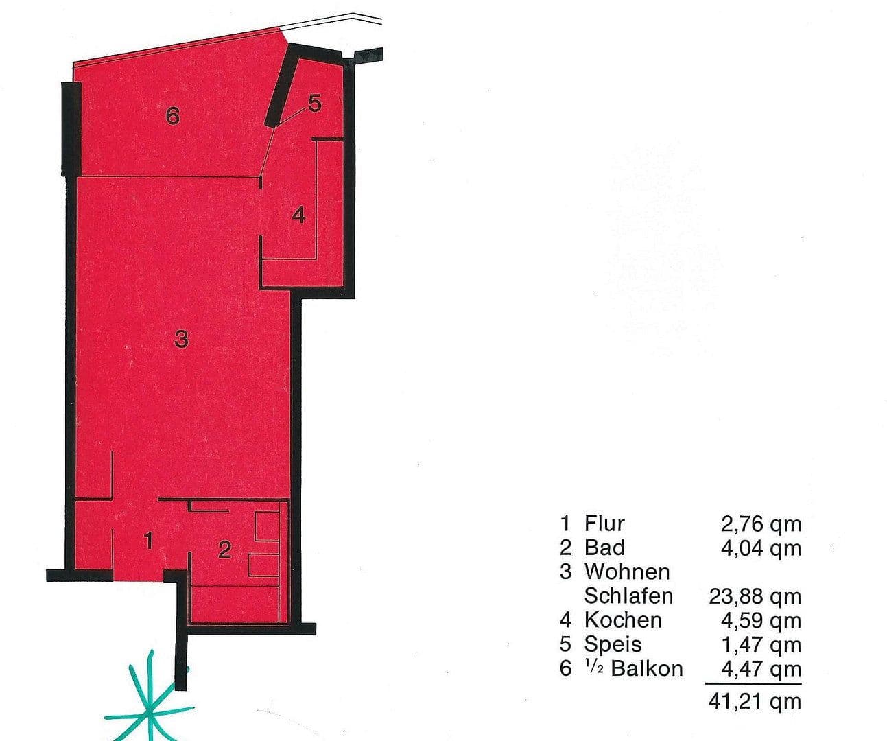 Prodej bytu 1+1 40 m², Bergiusstraße 78, Augsburg Göggingen, Bavorsko Prodej bytu 1+1 40 m², Bergiusstraße 78, Augsburg Göggingen, Bavorsko
