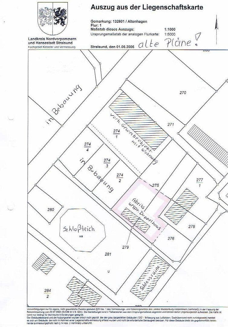 Prodej domu 310 m², pozemek 4.288 m², Parkstraße 2, Velgast, Mecklenburg-Vorpommern Prodej domu 310 m², pozemek 4.288 m², Parkstraße 2, Velgast, Mecklenburg-Vorpommern