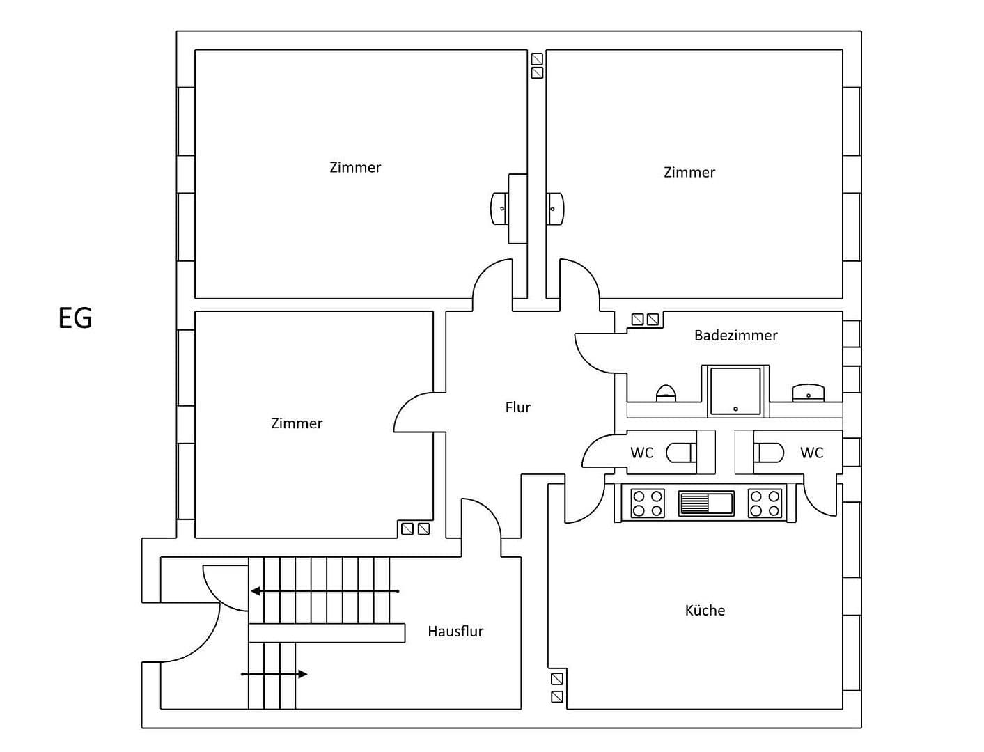Prodej domu 354 m², pozemek 458 m², Krefeld, Severní Porýní-Vestfálsko Prodej domu 354 m², pozemek 458 m², Krefeld, Severní Porýní-Vestfálsko