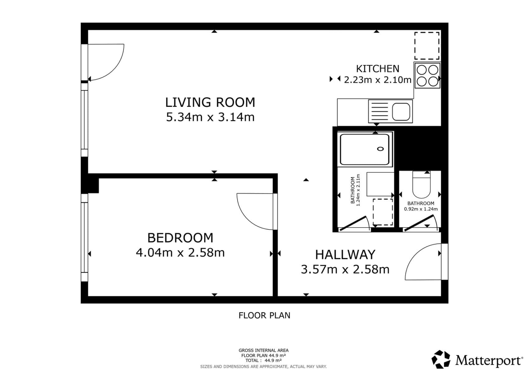 Pronájem bytu 2+kk 43 m², Krupná, Praha, Praha Pronájem bytu 2+kk 43 m², Krupná, Praha, Praha