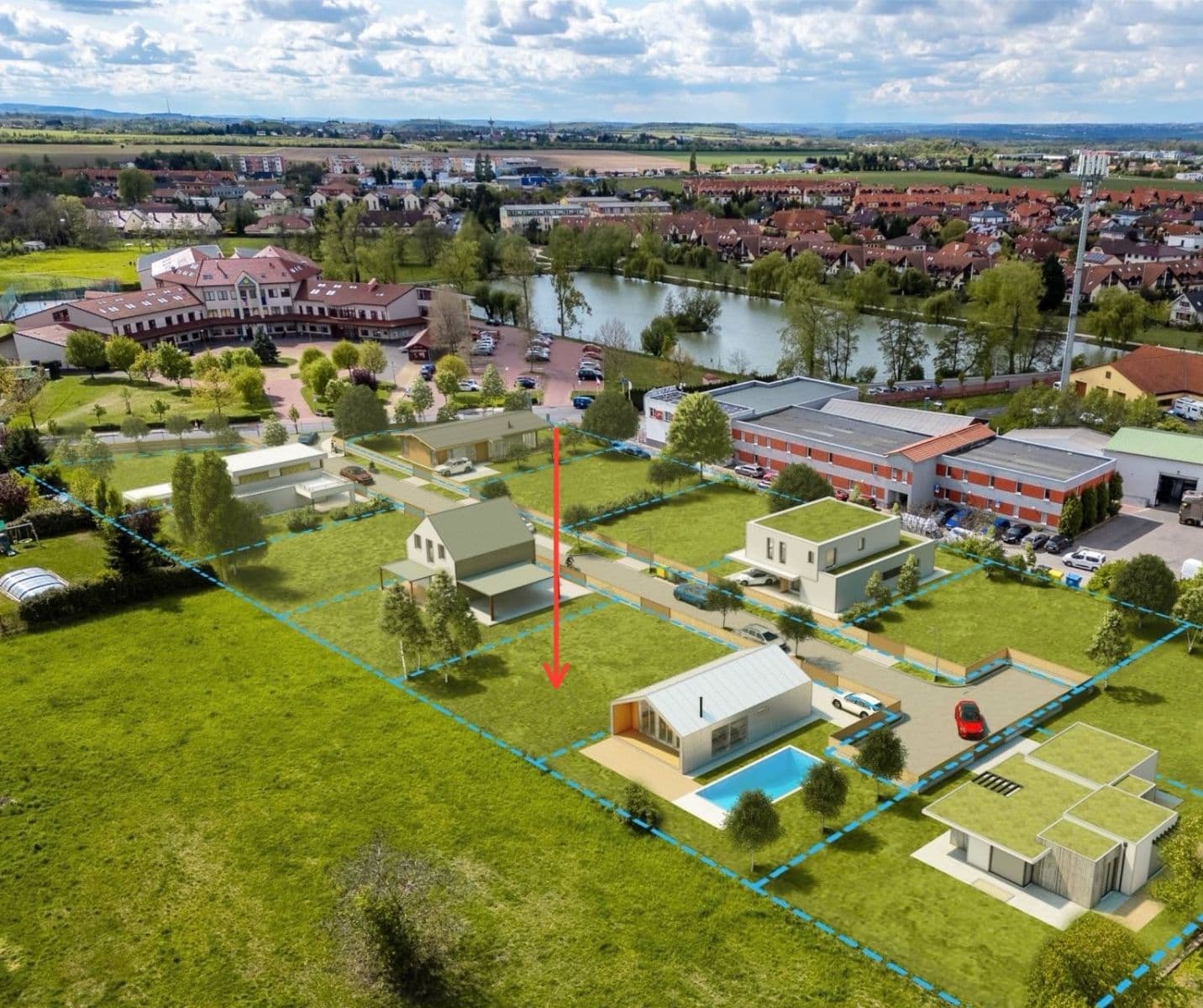 Prodej pozemku 506 m², K Rybníku, Jesenice, Středočeský kraj Prodej pozemku 506 m², K Rybníku, Jesenice, Středočeský kraj