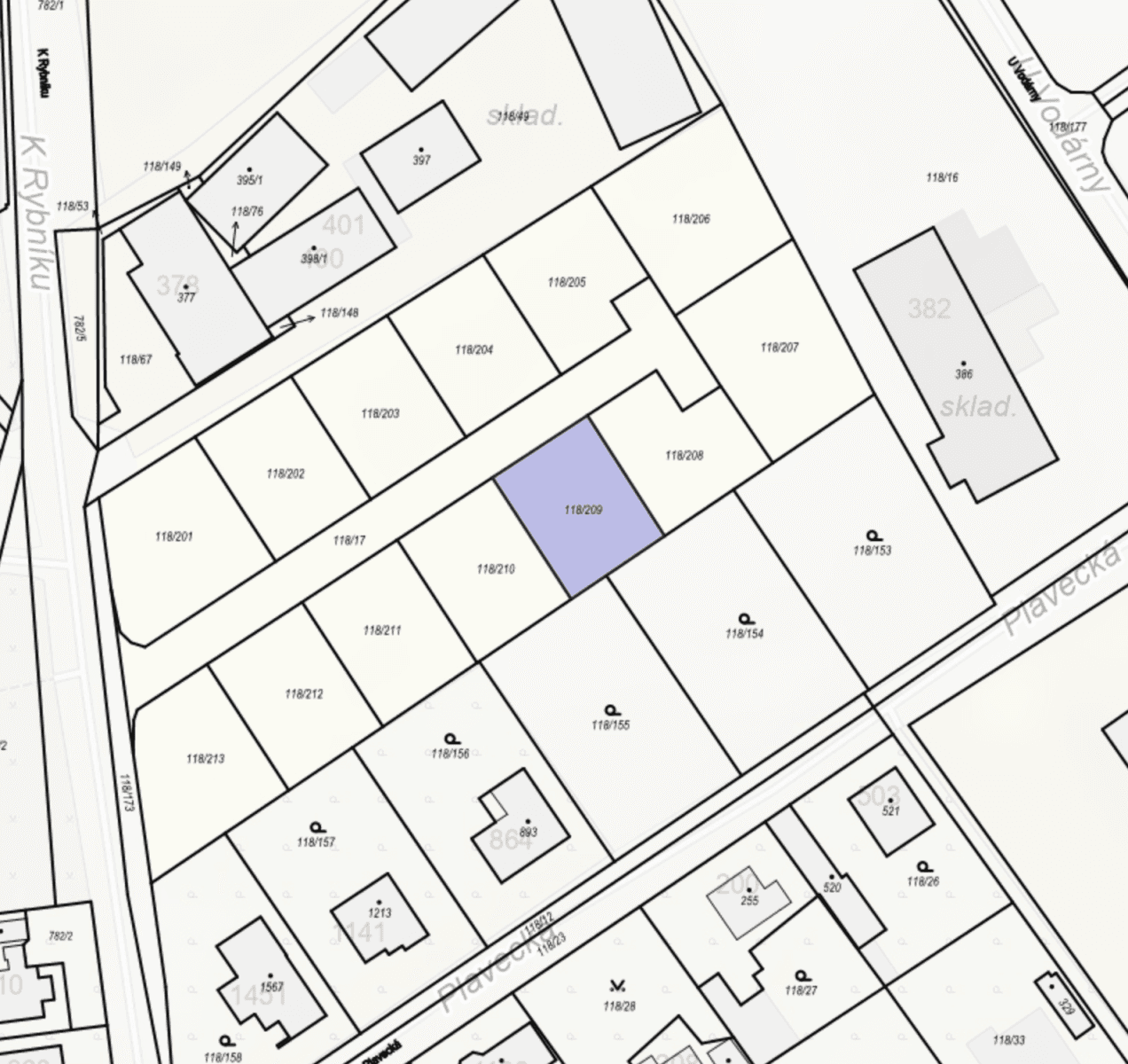 Prodej pozemku 506 m², K Rybníku, Jesenice, Středočeský kraj Prodej pozemku 506 m², K Rybníku, Jesenice, Středočeský kraj