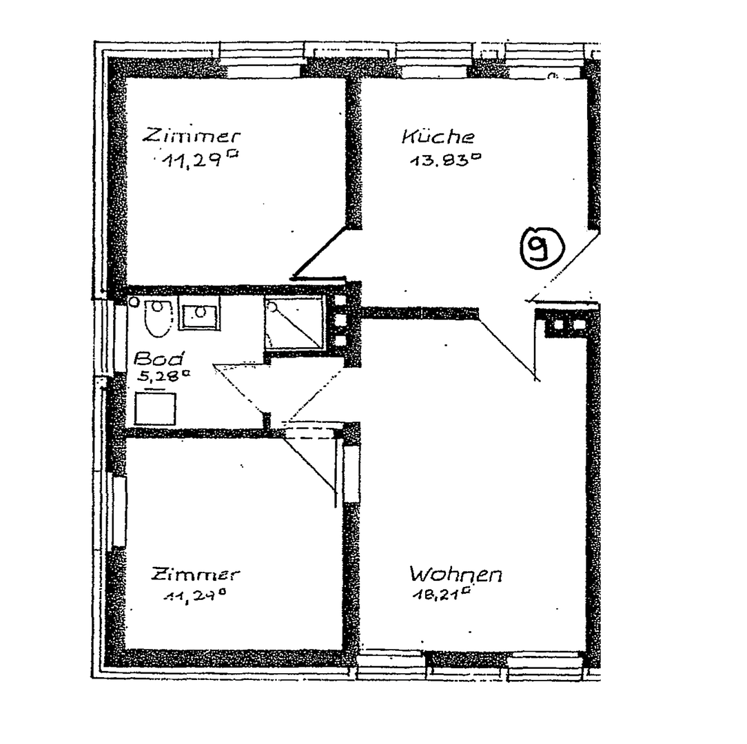 Pronájem bytu 3+1 61 m², Lemgo, Severní Porýní-Vestfálsko Pronájem bytu 3+1 61 m², Lemgo, Severní Porýní-Vestfálsko