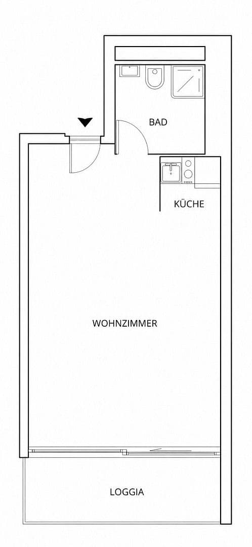 Pronájem bytu 1+1 33 m², Wiener Weg 1a, Köln, Severní Porýní-Vestfálsko Pronájem bytu 1+1 33 m², Wiener Weg 1a, Köln, Severní Porýní-Vestfálsko