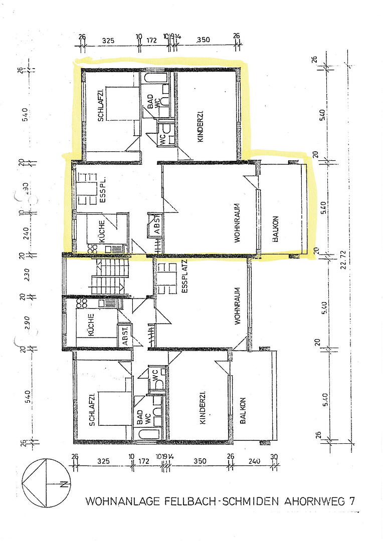 Prodej bytu 3+kk 102 m², Breitensteinweg 7, Fellbach, Bádensko-Württembersko Prodej bytu 3+kk 102 m², Breitensteinweg 7, Fellbach, Bádensko-Württembersko