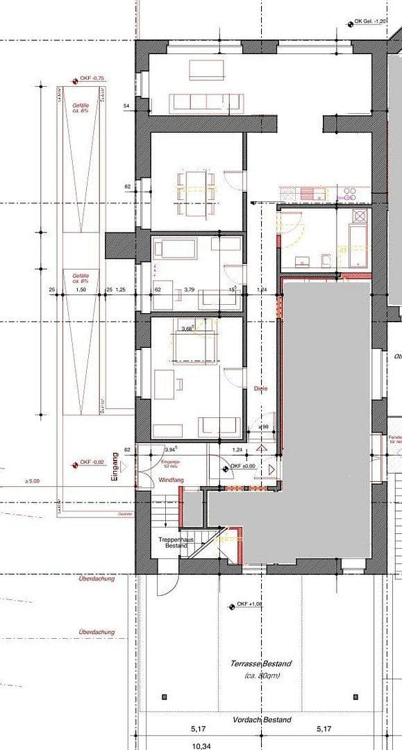 Pronájem bytu 4+1 104 m², Bahnhofstr. 25, Mosbach, Bádensko-Württembersko Pronájem bytu 4+1 104 m², Bahnhofstr. 25, Mosbach, Bádensko-Württembersko