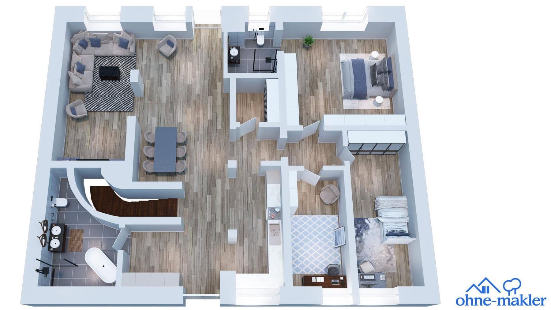 Prodej bytu 4+kk 155 m², Albbruck, Bádensko-Württembersko Prodej bytu 4+kk 155 m², Albbruck, Bádensko-Württembersko