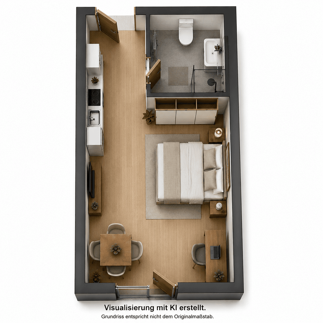 Pronájem bytu 5+1 25 m², Traunstein, Bavorsko Pronájem bytu 5+1 25 m², Traunstein, Bavorsko