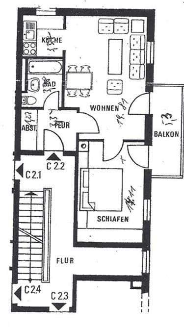 Prodej bytu 2+1 50 m², München, Bavorsko Prodej bytu 2+1 50 m², München, Bavorsko