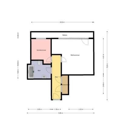 Pronájem bytu 1+kk 46 m², Walddörferstrasse 376, Hamburg, Hamburg Pronájem bytu 1+kk 46 m², Walddörferstrasse 376, Hamburg, Hamburg
