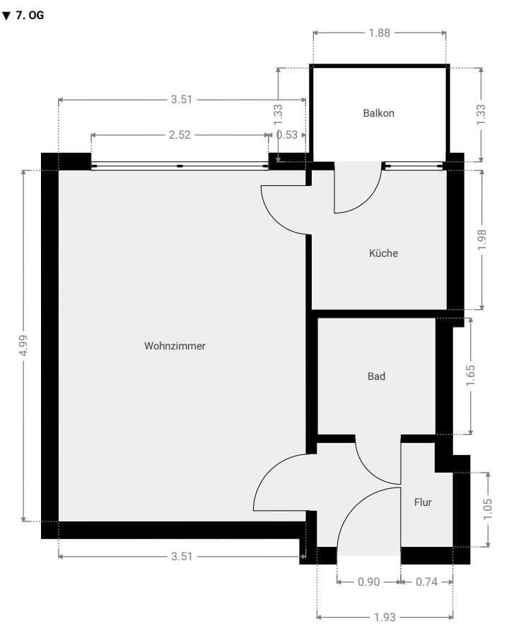 Prodej bytu 1+1 28 m², Friedenstraße 23, Hamburg, Hamburg Prodej bytu 1+1 28 m², Friedenstraße 23, Hamburg, Hamburg
