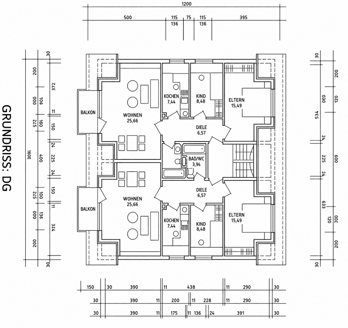 Pronájem bytu 2+1 68 m², Trier, Porýní-Falc Pronájem bytu 2+1 68 m², Trier, Porýní-Falc