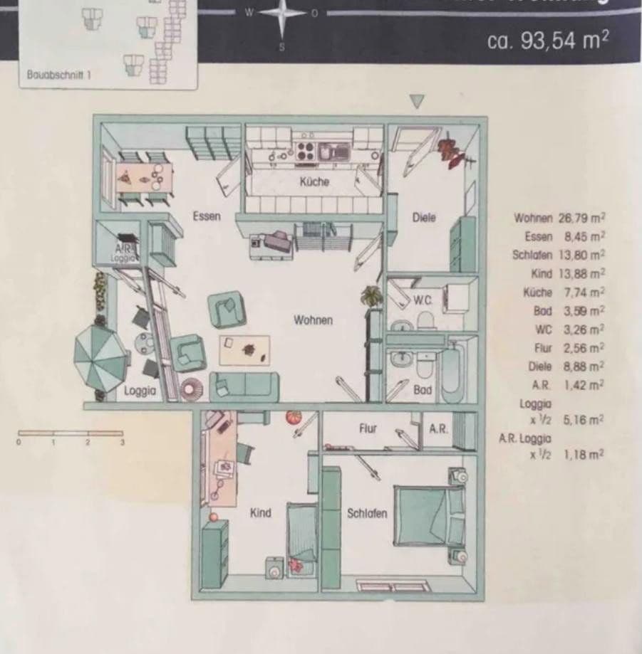 Prodej bytu 3+1 94 m², Max-Planck-Str. 8, Mörfelden-Walldorf, Hessen Prodej bytu 3+1 94 m², Max-Planck-Str. 8, Mörfelden-Walldorf, Hessen