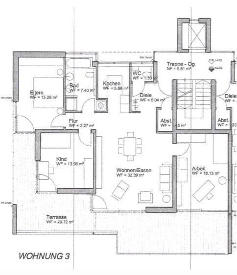Pronájem bytu 4+1 123 m², Aldingen, Bádensko-Württembersko Pronájem bytu 4+1 123 m², Aldingen, Bádensko-Württembersko